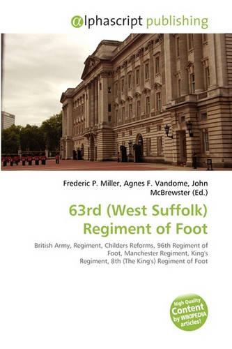 63rd (West Suffolk) Regiment of Foot