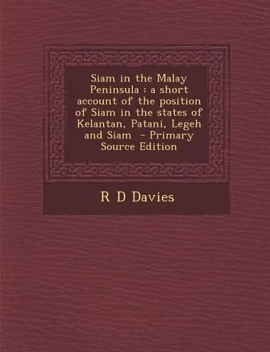 Siam in the Malay Peninsula