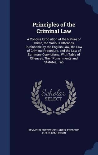 Principles of the Criminal Law