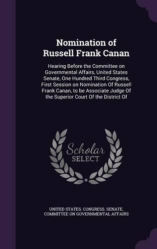 Nomination of Russell Frank Canan