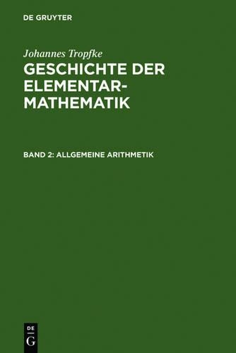 Allgemeine Arithmetik: (German)