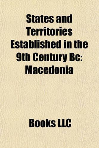 States and Territories Established in the 9th Century BC