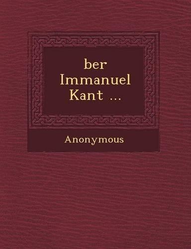 Ber Immanuel Kant ...