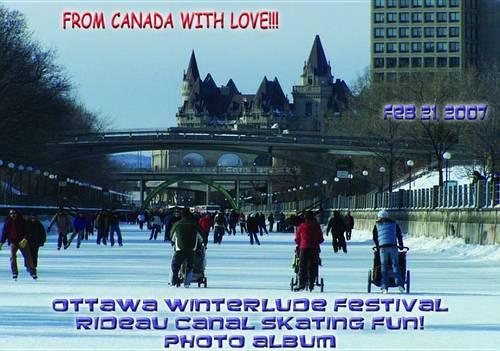 Ottawa Winterlude Festival - Rideau Canal Skateway Fun! Feb 21, 2007 Photo Album (English eBook C1)