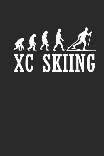 XC Skiing: Notizbuch Langlaufen Notebook Cross Country Skiing Journal 6x9 kariert squared