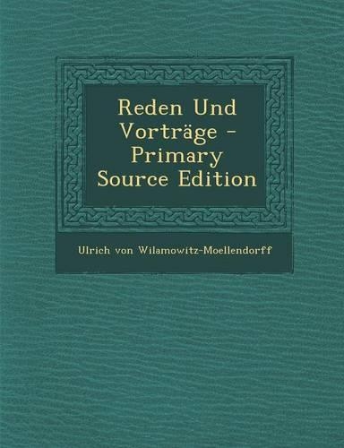 Reden Und Vortrage