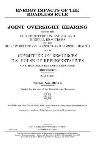 Energy impacts of the roadless rule