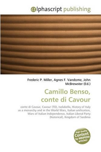 Camillo Benso, Conte Di Cavour: (English)