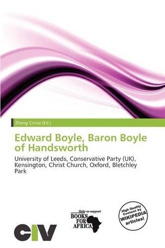 Edward Boyle, Baron Boyle of Handsworth: (English)