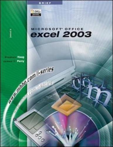 Microsoft Office Excel 2003: ("I" Series)