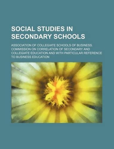 Social Studies in Secondary Schools: (English)