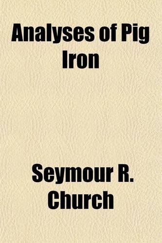 Analyses of Pig Iron