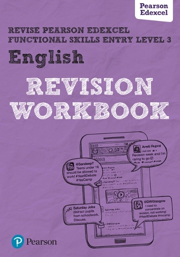 Pearson REVISE Edexcel Functional Skills English Entry Level 3 Workbook: for home learning(Revise Functional Skills)