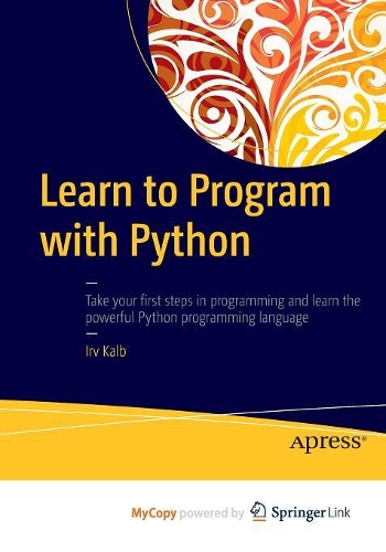 Learn to Program with Python
