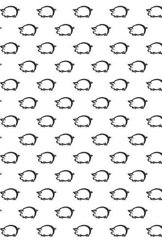 Pig Pattern - Black Pigs