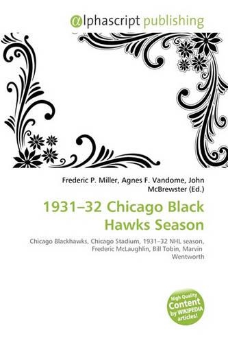 1931-32 Chicago Black Hawks Season