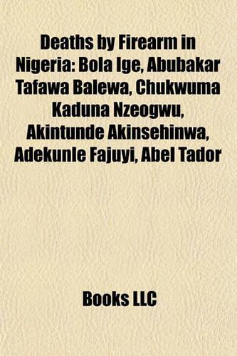 Deaths by Firearm in Nigeria