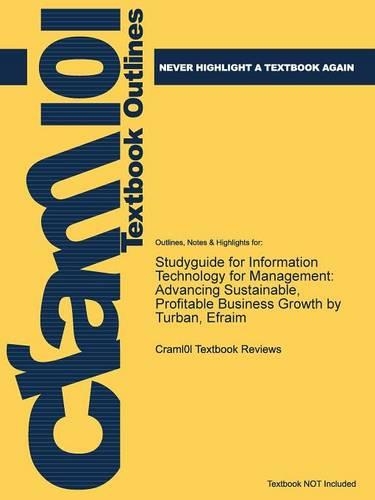 Studyguide for Information Technology for Management
