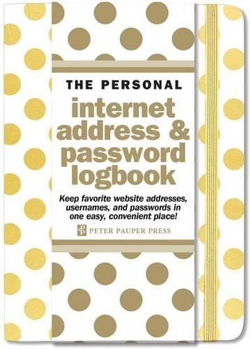 Internet Log Bk Gold Dots Jrnl