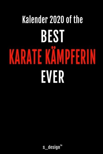 Kalender 2020 für Karate Kämpfer / Karate Kämpferin