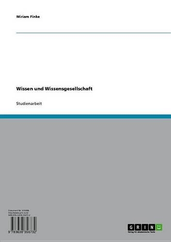 Wissen Und Wissensgesellschaft