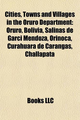 Cities, Towns and Villages in the Oruro Department