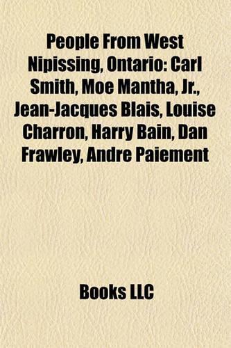 People from West Nipissing, Ontario