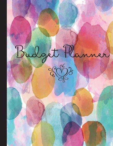 Budget Planner: Finance Planner Budget Money Savings Expense Financial Journal Tracker Planning Monthly Debt Bill Payment Budget Binder/ Large 8.5 x 11 inches(Happy Planner Budget)