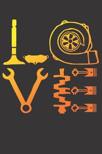 Notebook for car auto tuner and racer mechanic