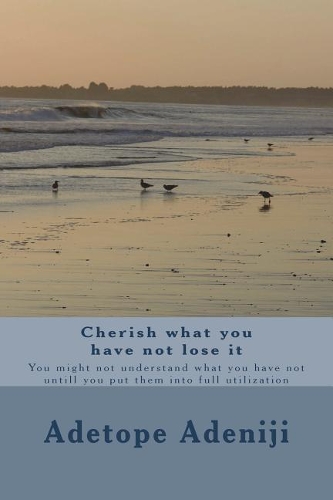 Cherish what you have not lose it: You might not understand what you have not untill you put them into full utilization