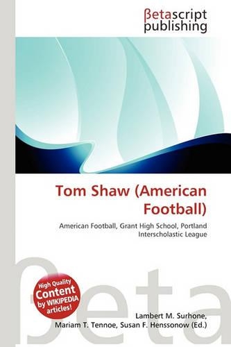 Tom Shaw (American Football): (English)