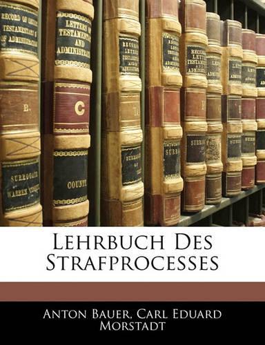 Lehrbuch Des Strafprocesses, Zweite Ausgabe