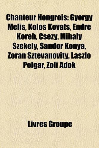 Chanteur Hongrois
