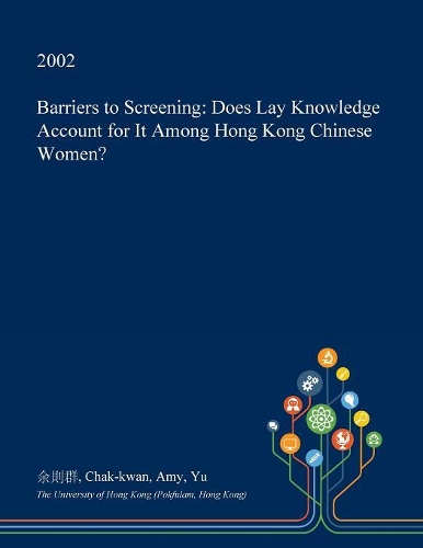 Barriers to Screening