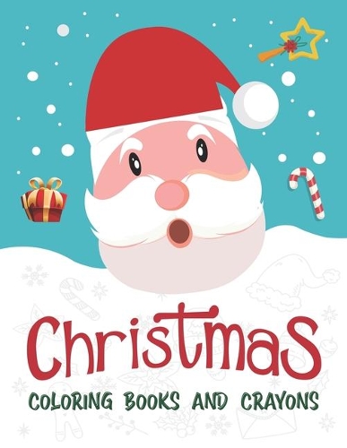 Christmas Coloring Books And Crayons.
