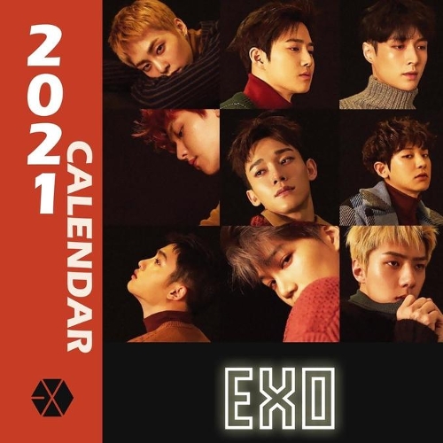 Exo: 2021-2022 calendar 8.5 x 8.5 glossy paper