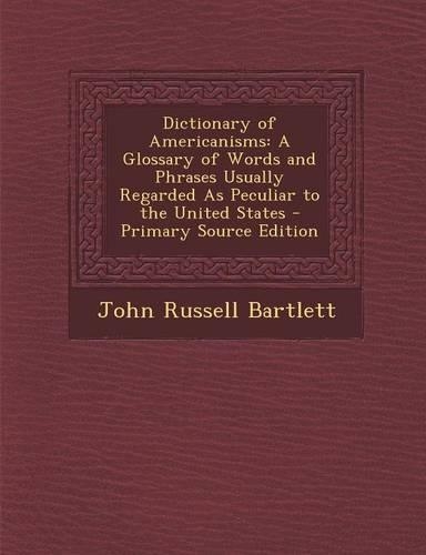 Dictionary of Americanisms