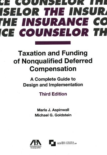 Taxation and Funding of Nonqualified Deferred Compensation