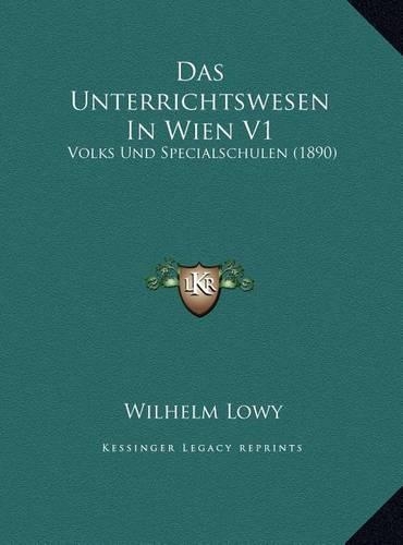 Das Unterrichtswesen In Wien V1