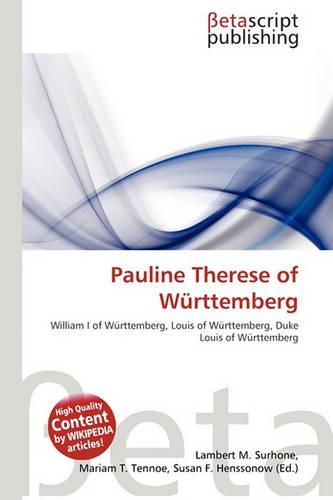 Pauline Therese of W Rttemberg