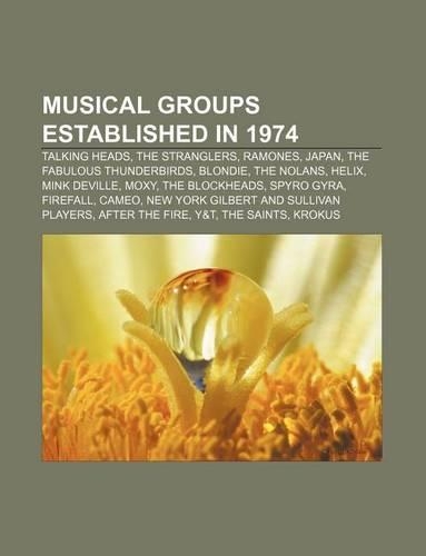 Musical Groups Established in 1974