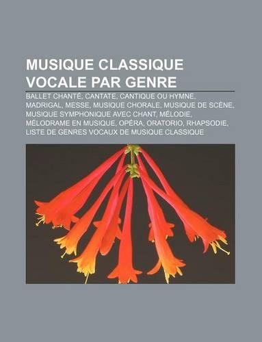 Musique Classique Vocale Par Genre