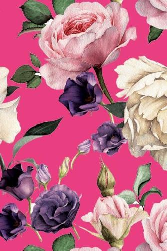 Pink and White Rose Design Journal