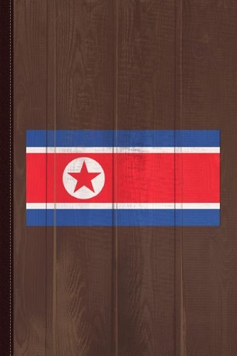 North Korea Flag Journal Notebook