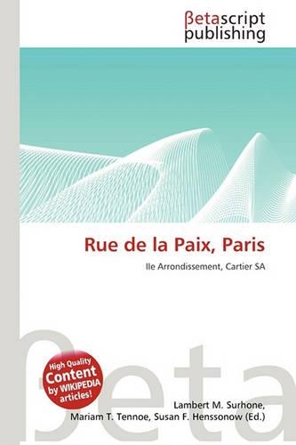 Rue de La Paix, Paris: (English)