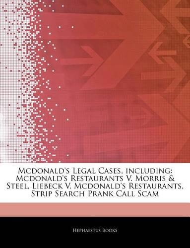 Articles on McDonald's Legal Cases, Including