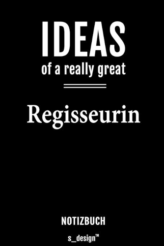 Notizbuch für Regisseure / Regisseur / Regisseurin