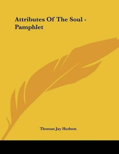Attributes of the Soul - Pamphlet: (English)