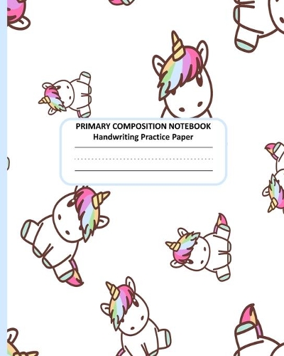 PRIMARY COMPOSITION NOTEBOOK Handwriting Practice Paper