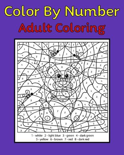 Color By Number Adult Coloring